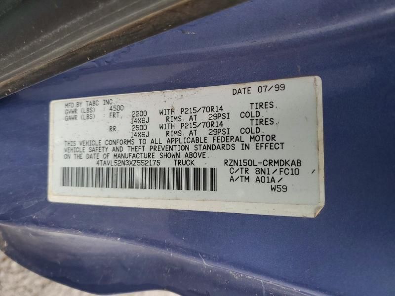 1999 Toyota Tacoma Xtracab