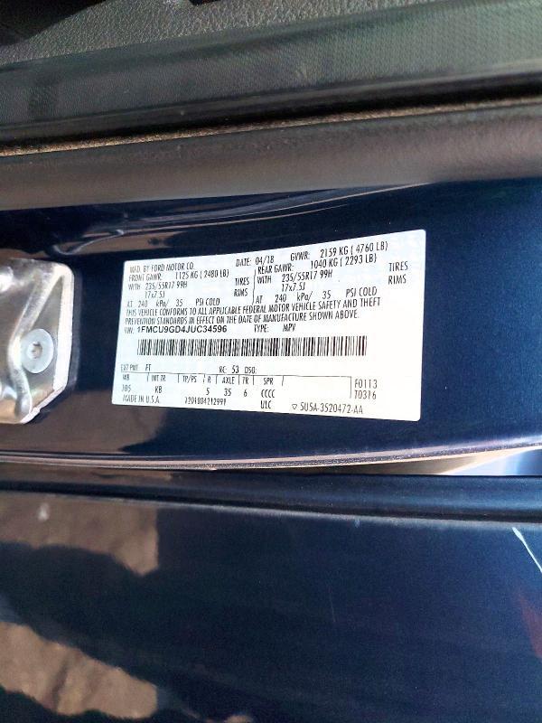 2018 Ford Escape se