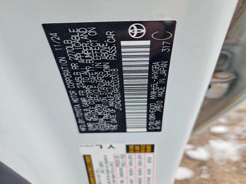 2024 Toyota Prius le