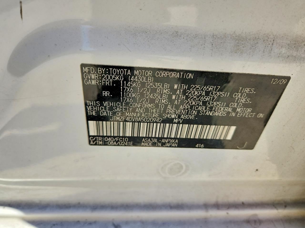 2010 Toyota Rav4
