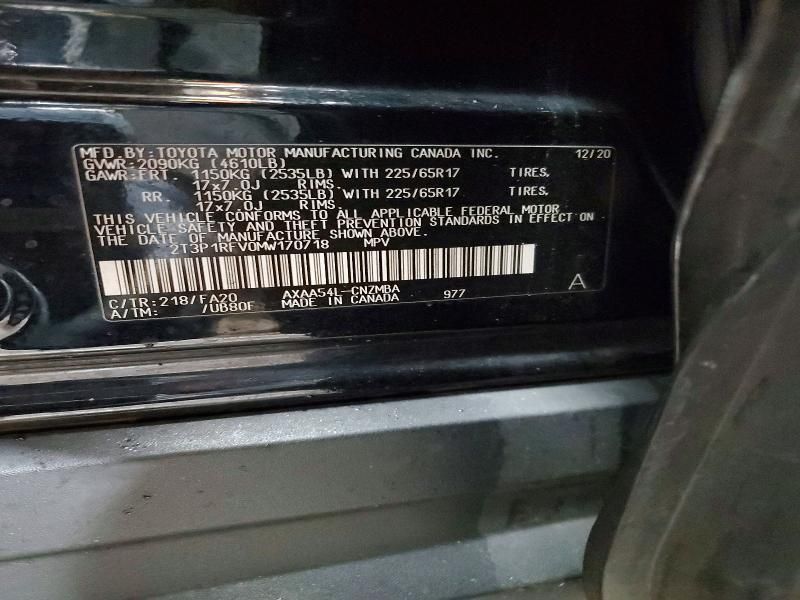 2021 Toyota Rav4 xle