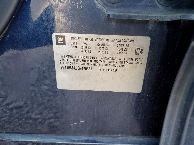 2016 Chevrolet Impala lt