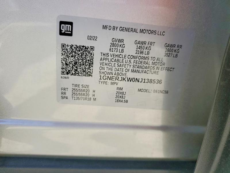 2022 Chevrolet Traverse RS