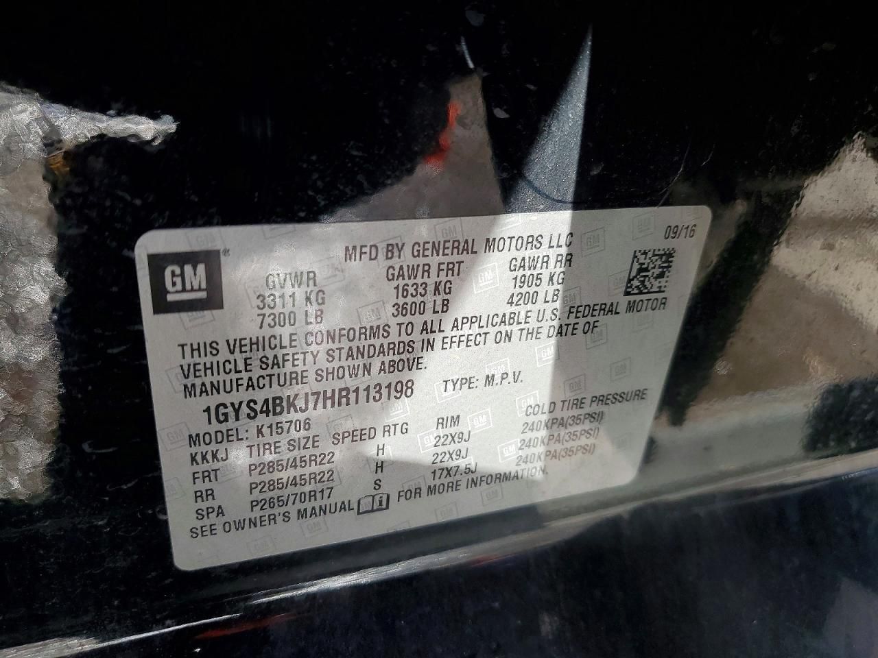 2017 Cadillac Escalade Luxury