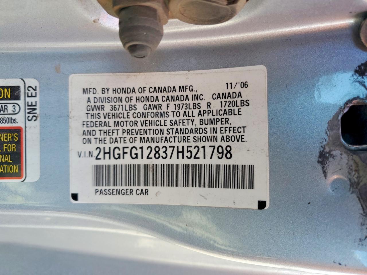 2007 Honda Civic ex
