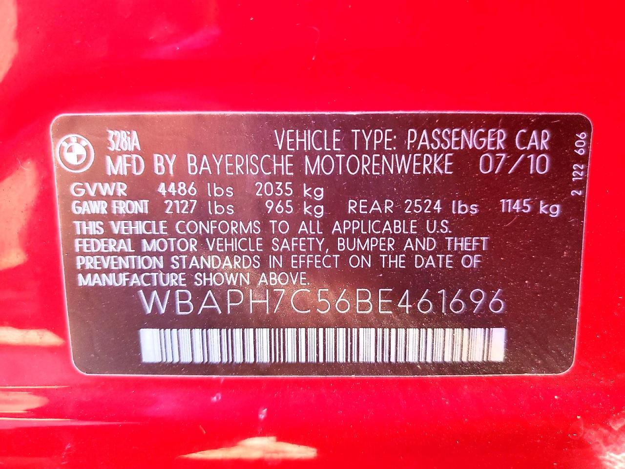 2011 BMW 328 i
