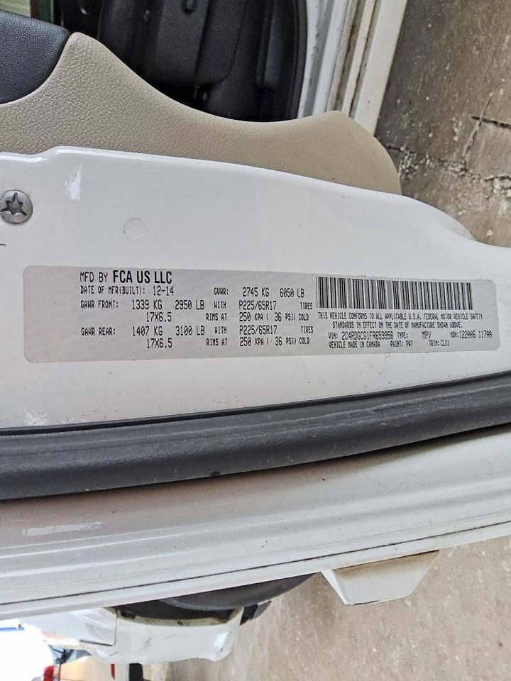 2015 Dodge Grand Caravan sxt