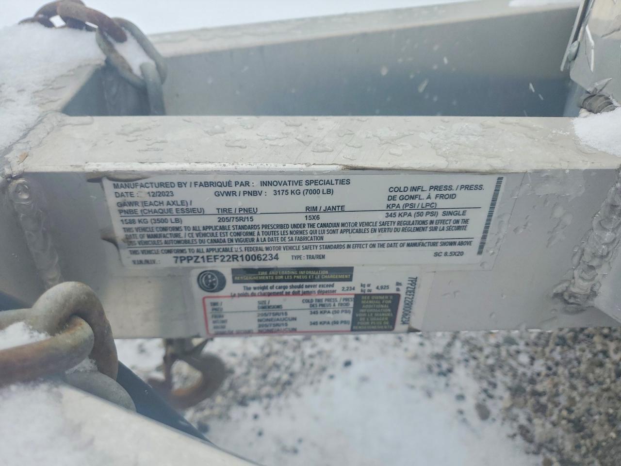 2024 Inov Unknown-Enclosed Cargo Trailer