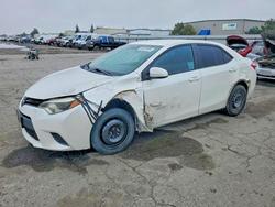 Salvage cars for sale from Copart Bakersfield, CA: 2014 Toyota Corolla eco