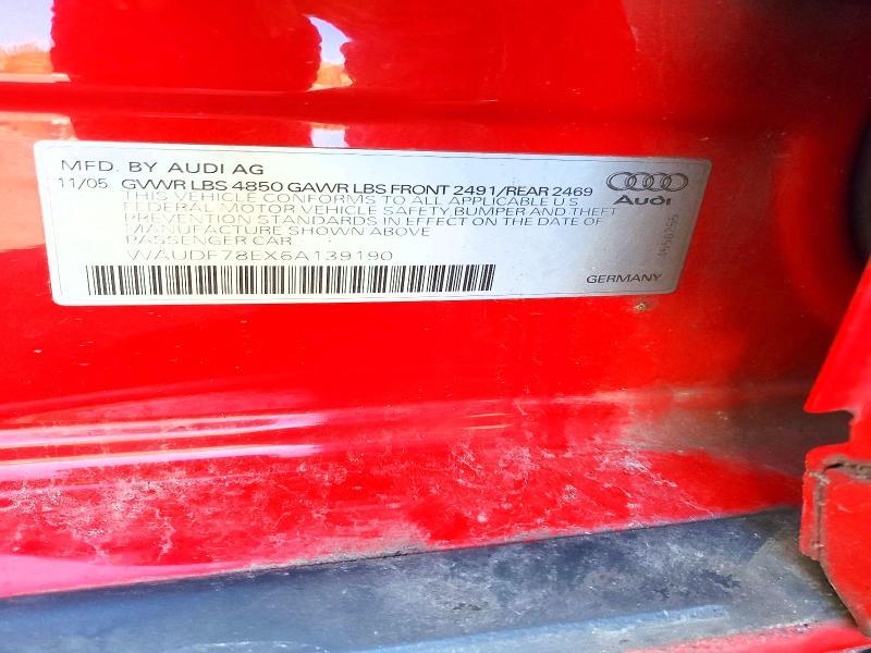 2006 Audi A4 2.0t Quattro