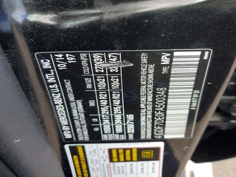 2015 Mercedes-Benz Gl 550 4matic