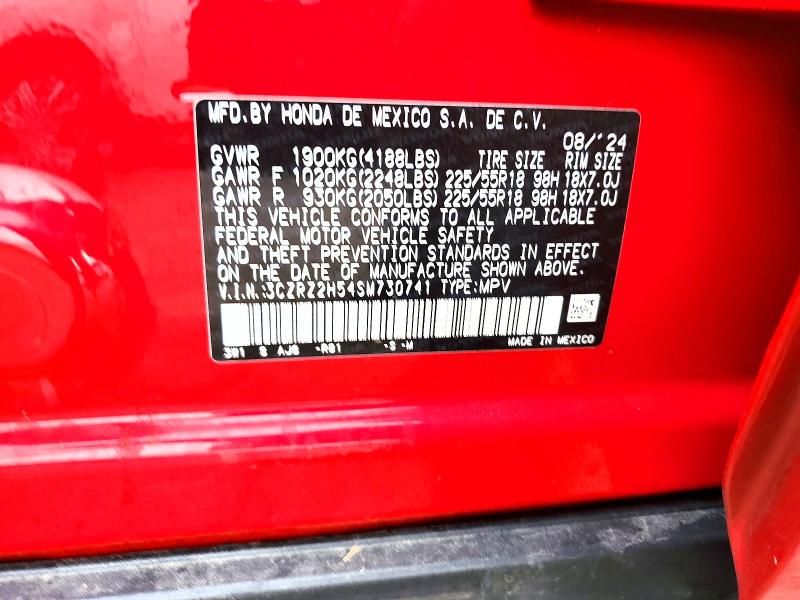 2025 Honda Hr-v Sport