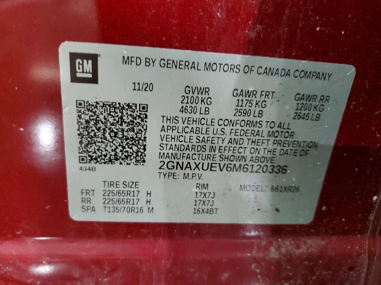 2021 Chevrolet Equinox lt
