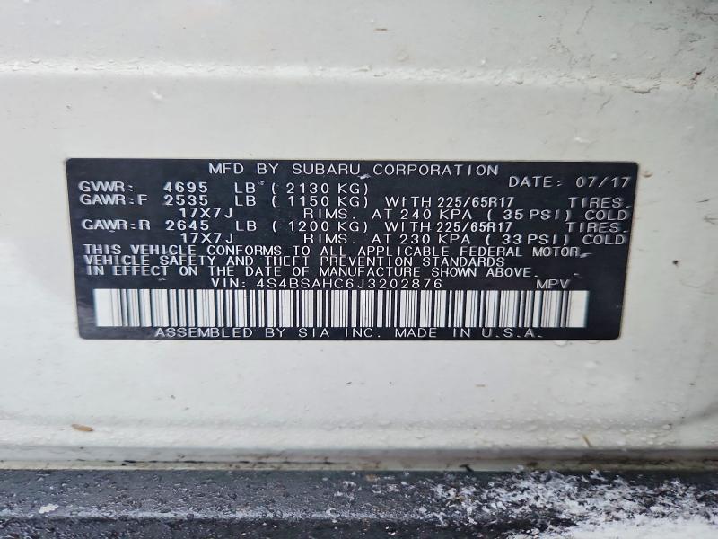 2018 Subaru Outback 2.5i Premium