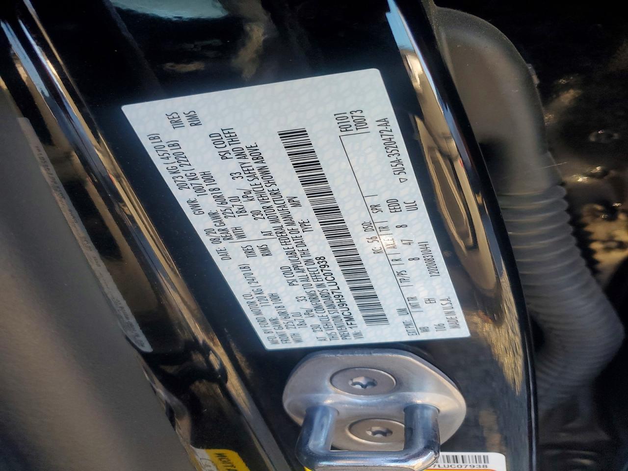2020 Ford Escape sel