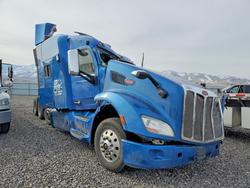Peterbilt salvage cars for sale: 2016 Peterbilt 579 Semi Truck