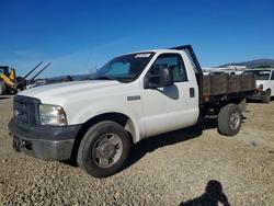 Salvage cars for sale from Copart San Martin, CA: 2006 Ford F250 Super Duty Flatbed Truck