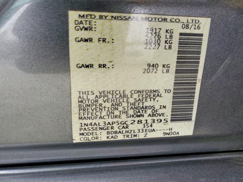 2016 Nissan Altima 2.5