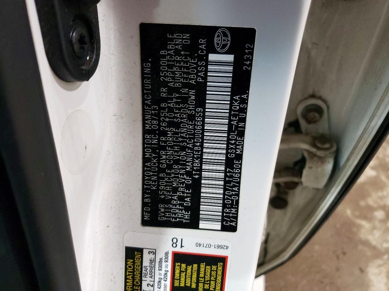 2013 Toyota Avalon Base