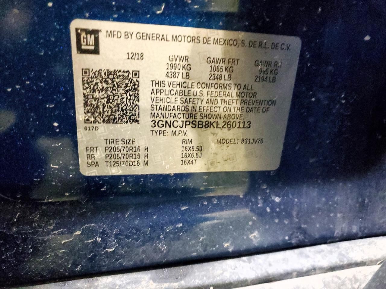 2019 Chevrolet Trax 1LT