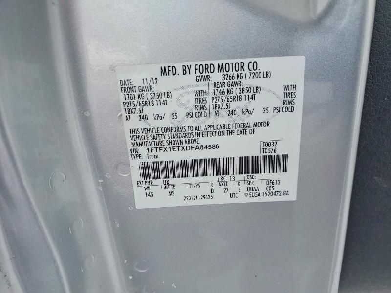 2013 Ford F150 Super cab