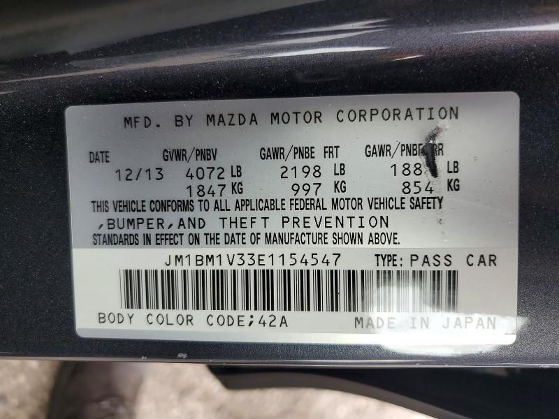 2014 Mazda 3 Touring