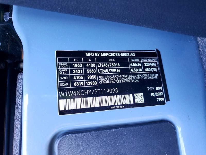 2023 Mercedes-Benz 2023 Mercedes Benz Sprinter 2500 Delivery van