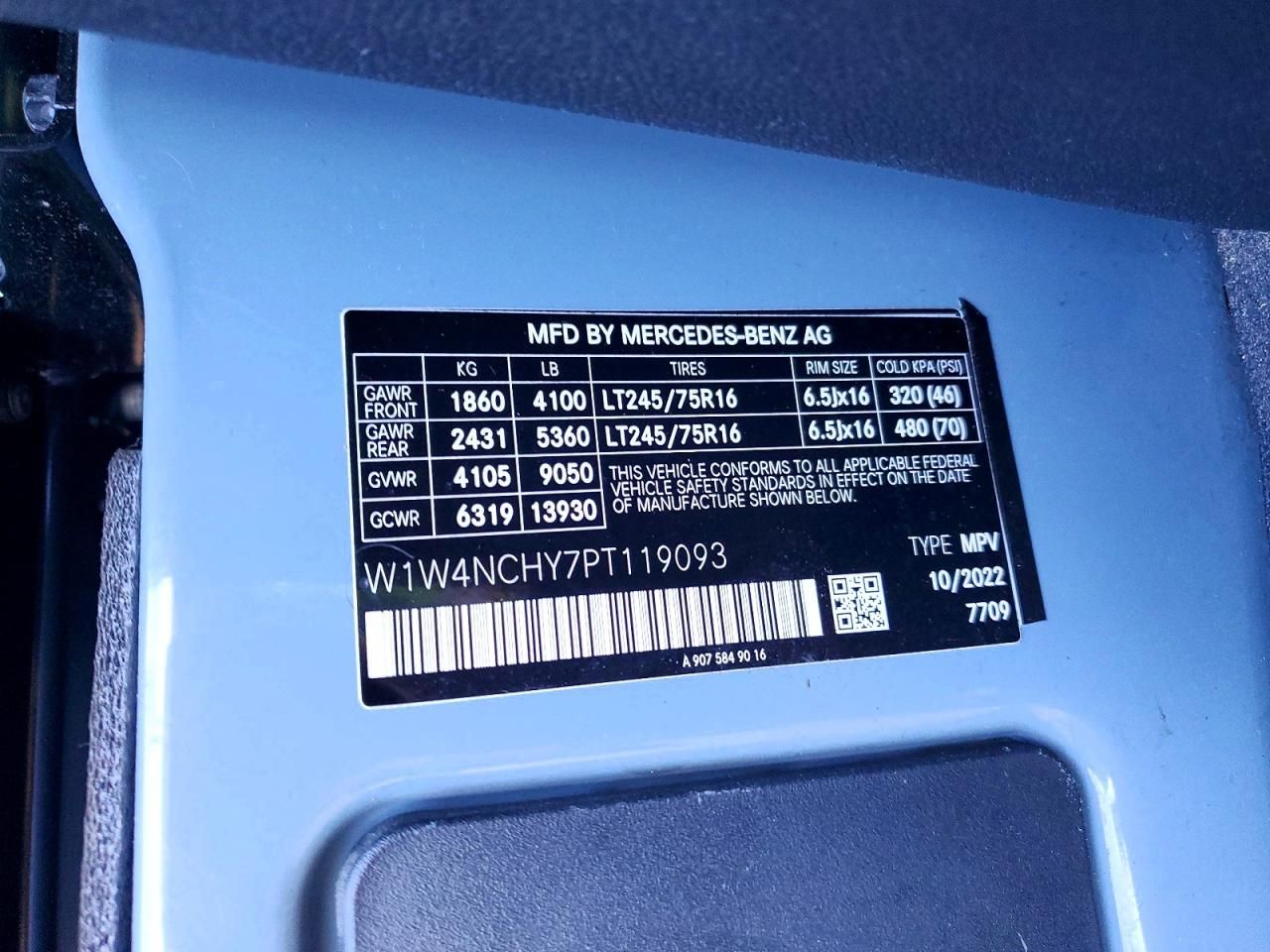 2023 Mercedes-Benz 2023 Mercedes Benz Sprinter 2500 Delivery Van