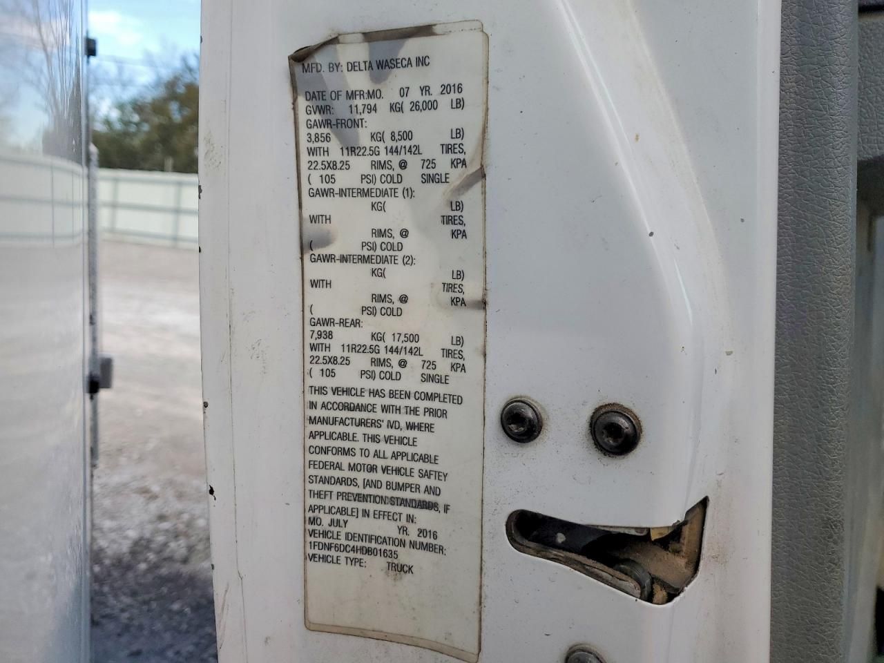 2017 Ford F650 Super Duty Delivery Truck