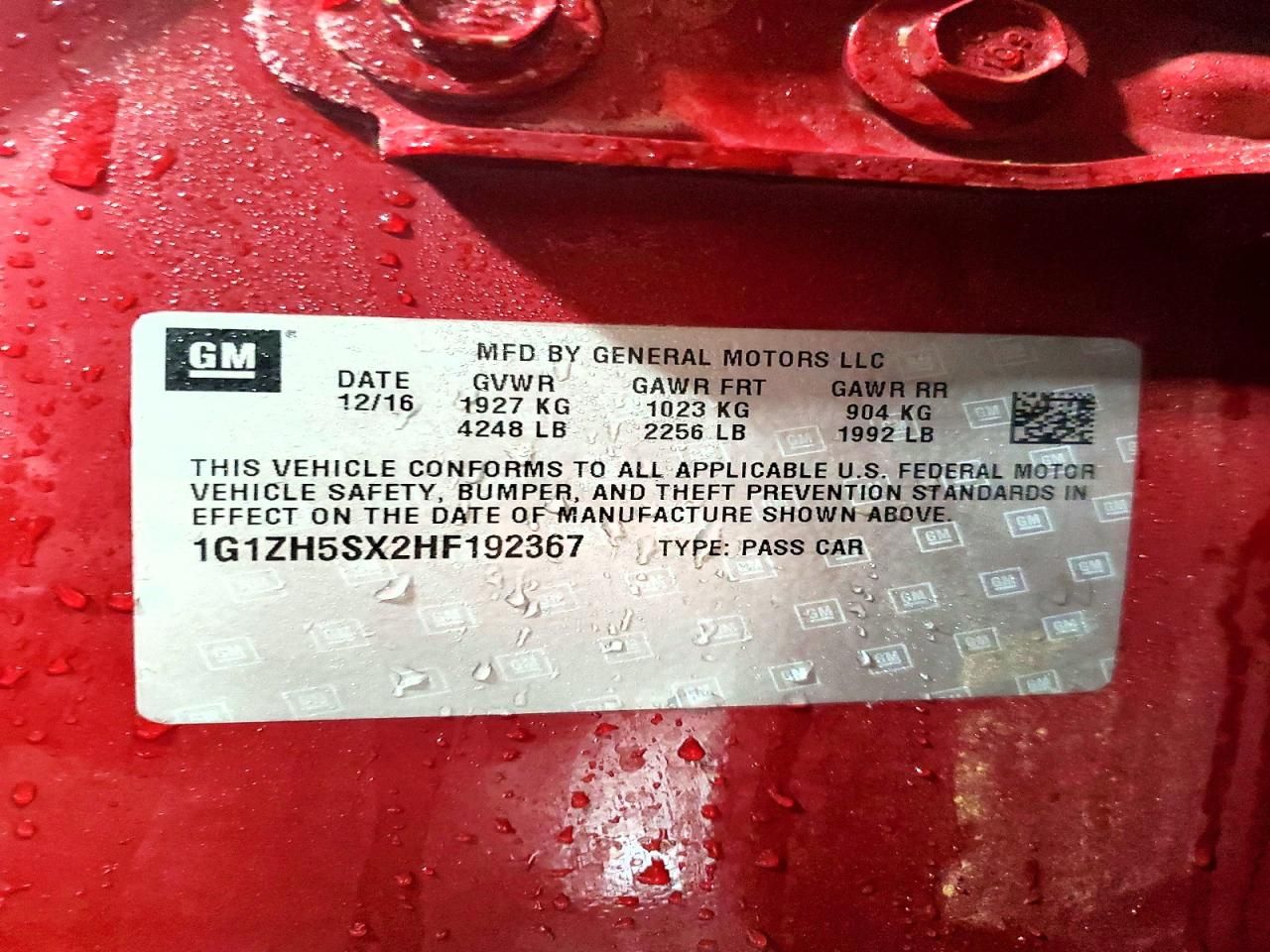 2017 Chevrolet Malibu Premier