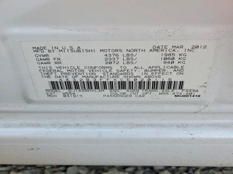 2012 Mitsubishi Galant es