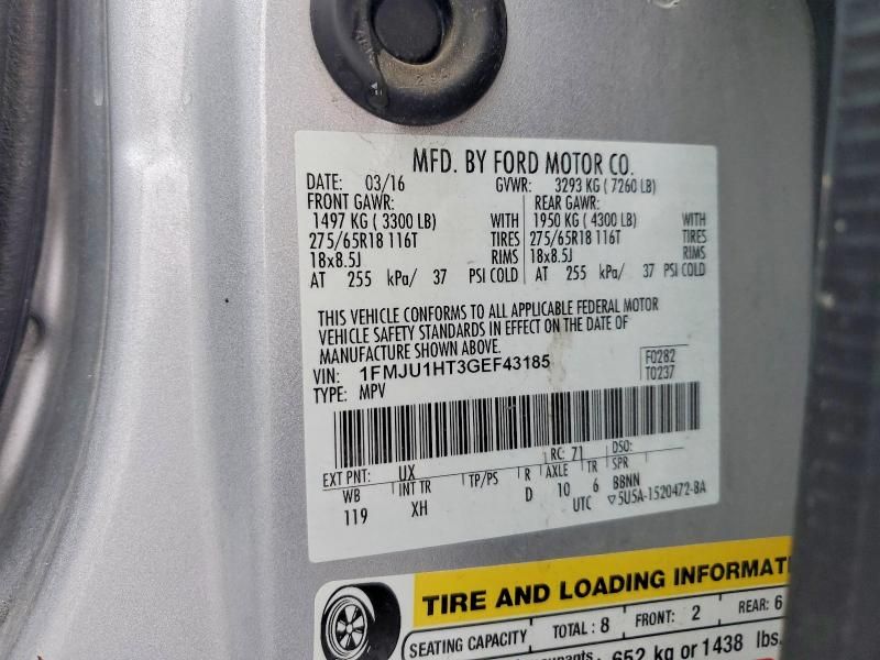 2016 Ford Expedition xlt