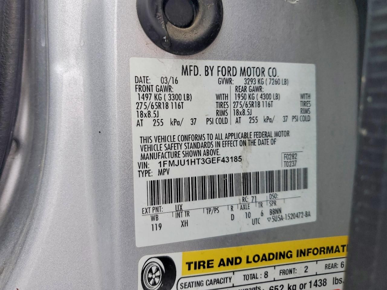 2016 Ford Expedition xlt