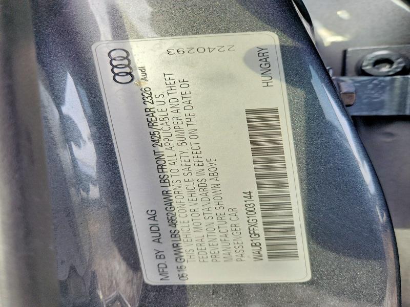 2016 Audi S3 Premium Plus