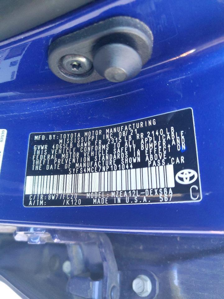 2022 Toyota Corolla se