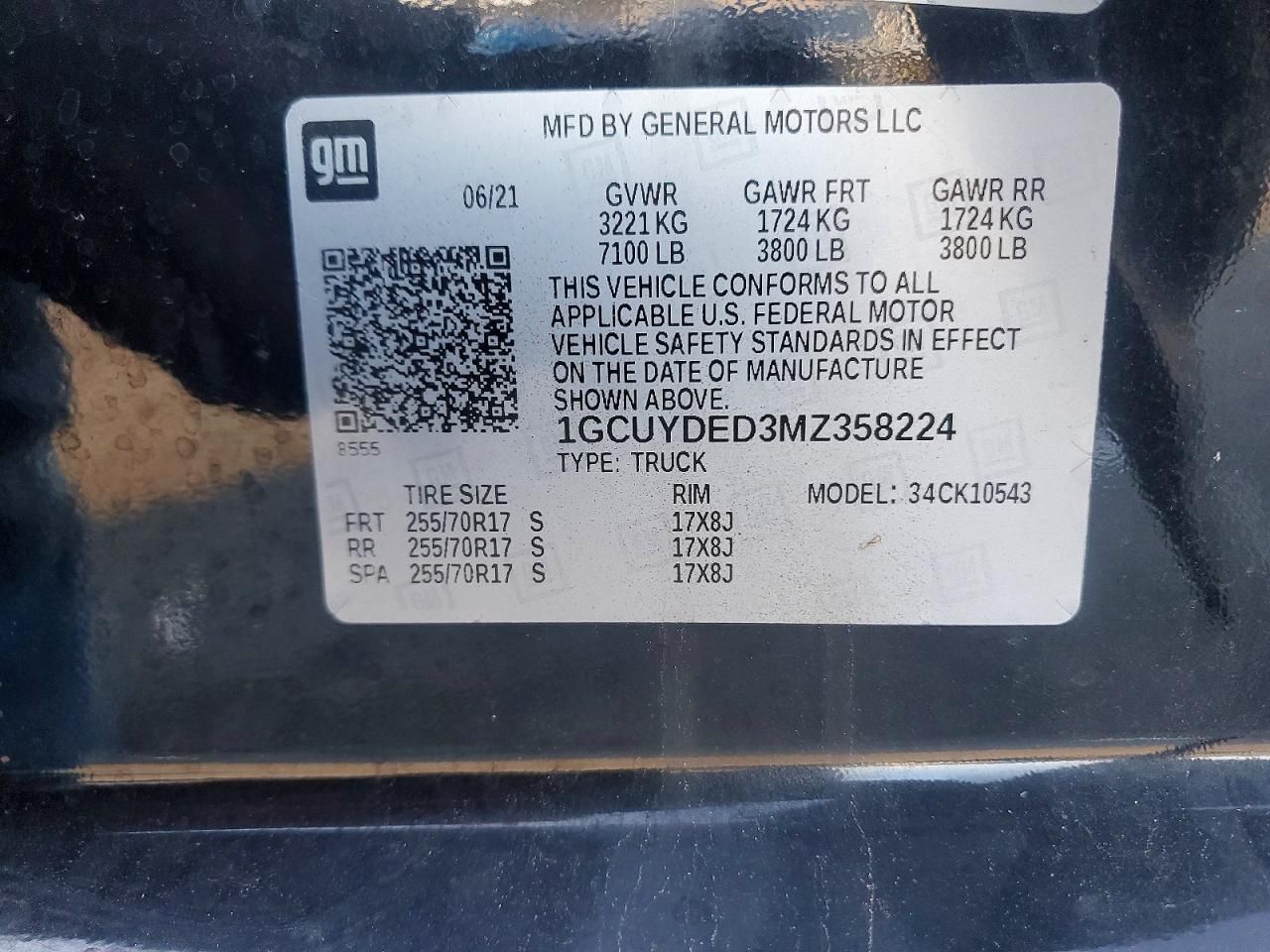 2021 Chevrolet Silverado K1500 lt