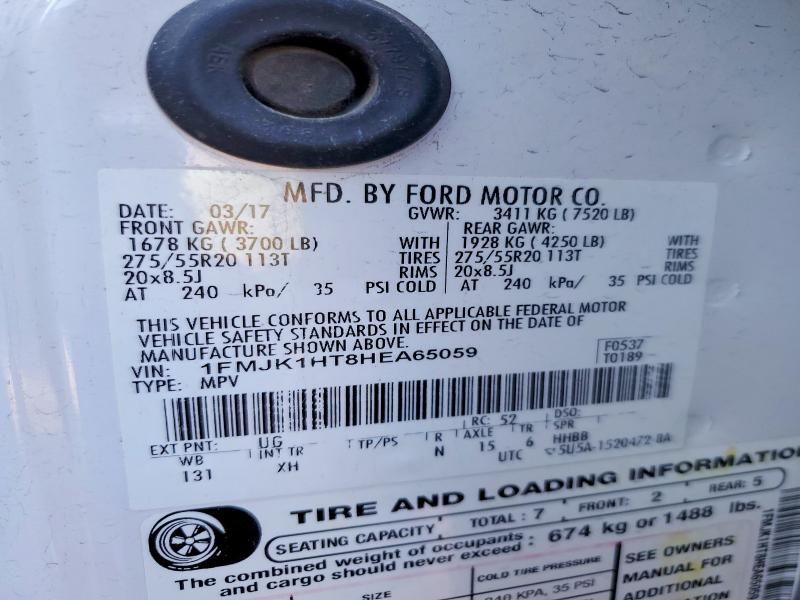 2017 Ford Expedition el xlt