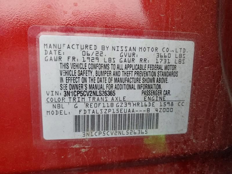 2022 Nissan Kicks sv