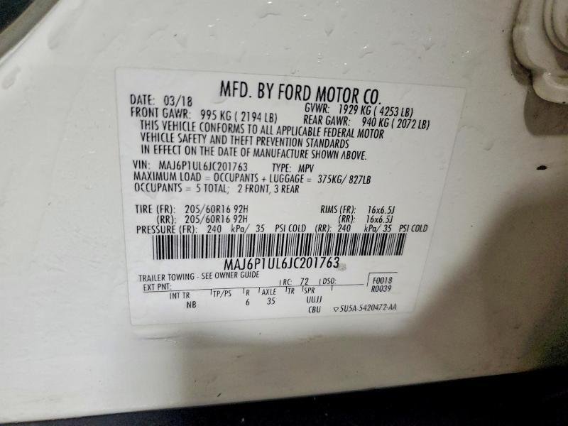 2018 Ford Ecosport se