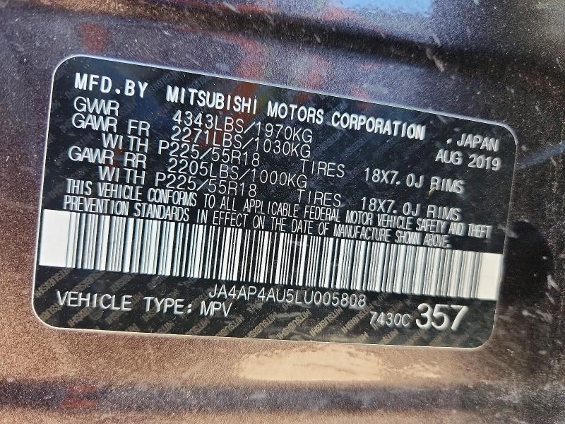 2020 Mitsubishi Outlander Sport se