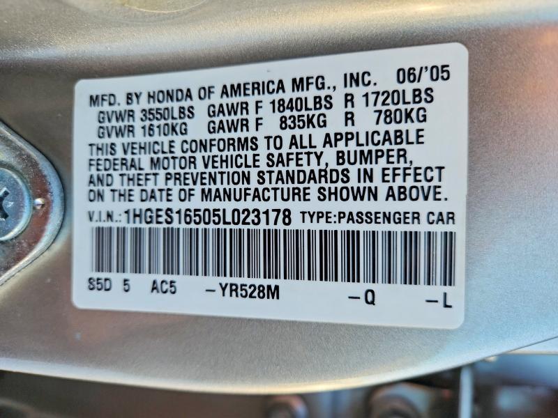 2005 Honda Civic lx