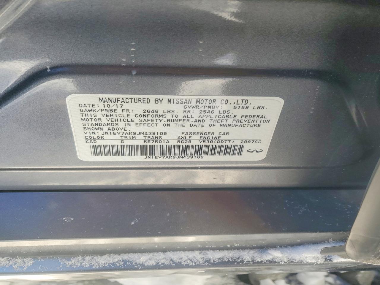 2018 Infinity Q50 Luxe