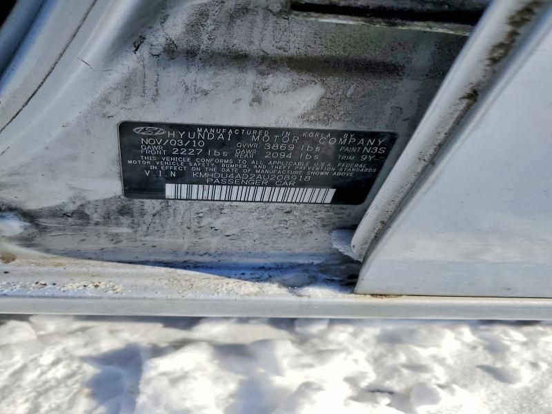 2010 Hyundai Elantra Blue