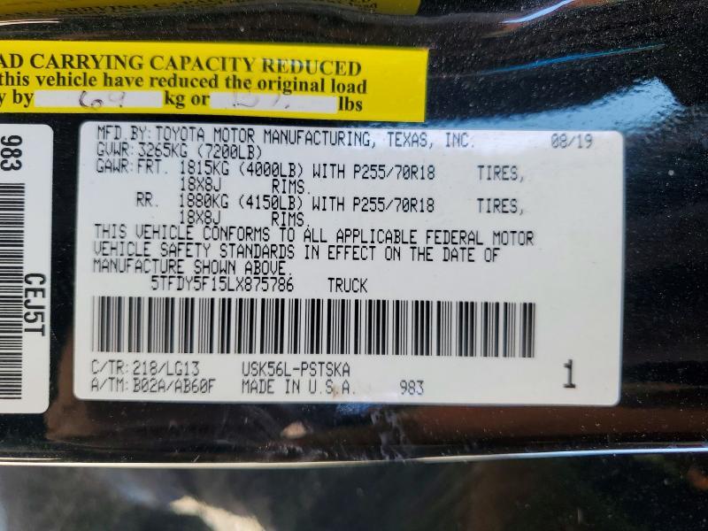 2020 Toyota Tundra SR5