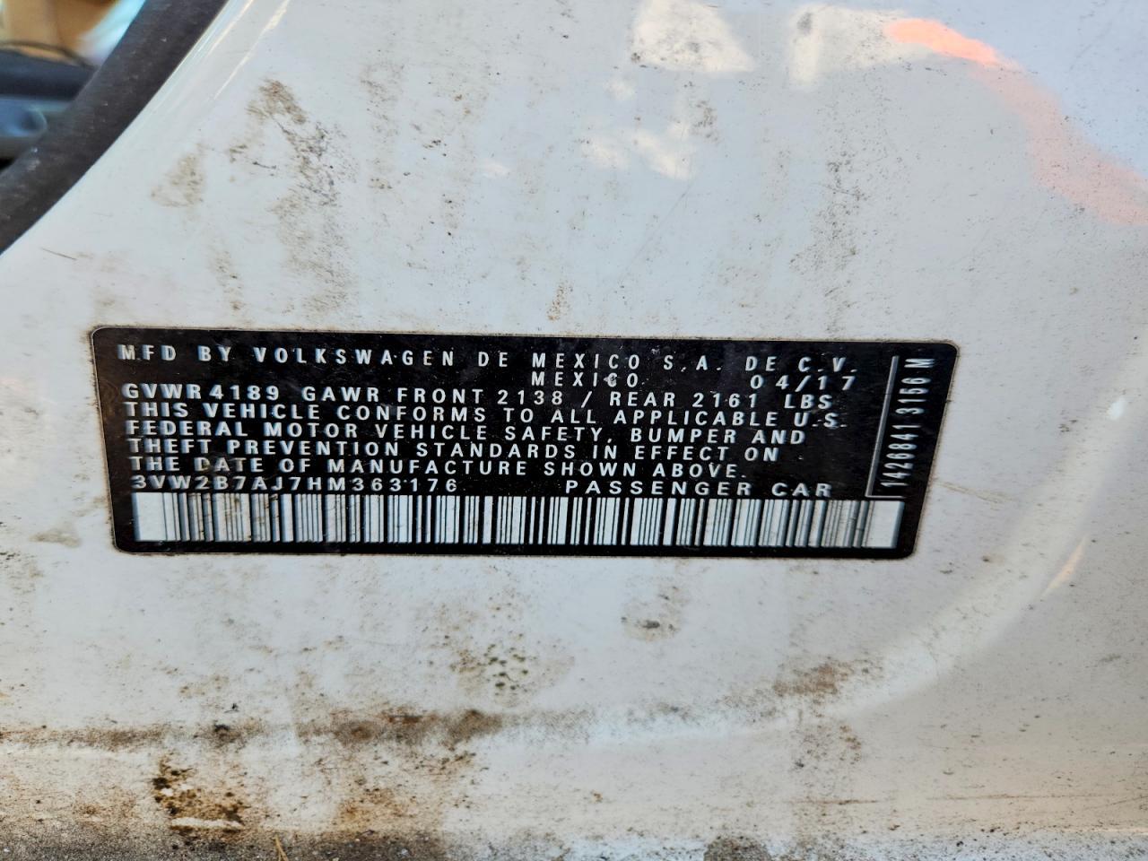 2017 Volkswagen Jetta s