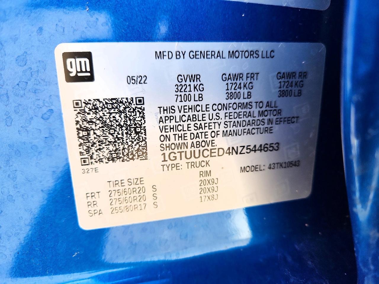 2022 GMC Sierra K1500 Elevation