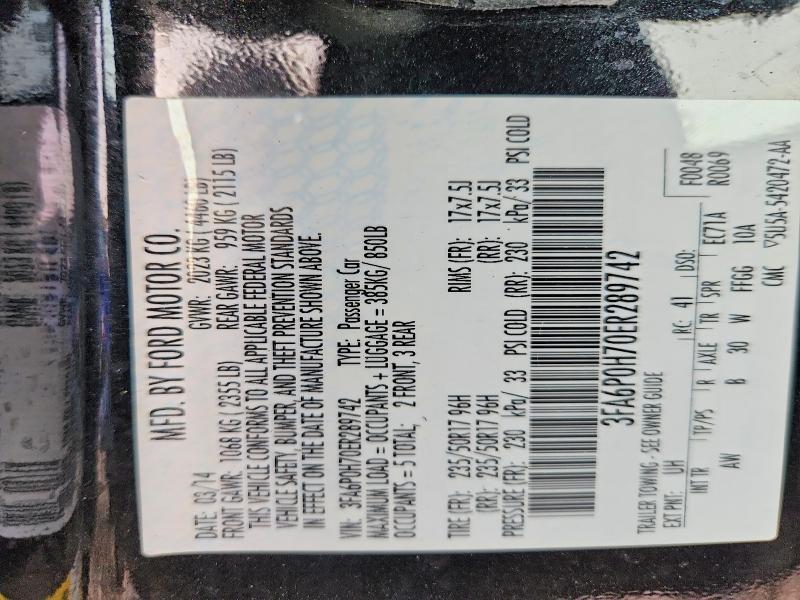 2014 Ford Fusion se