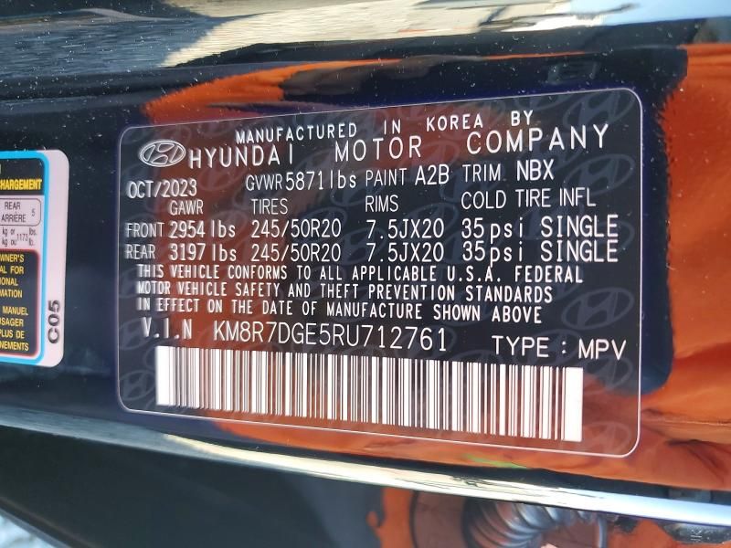 2024 Hyundai Palisade Calligraphy