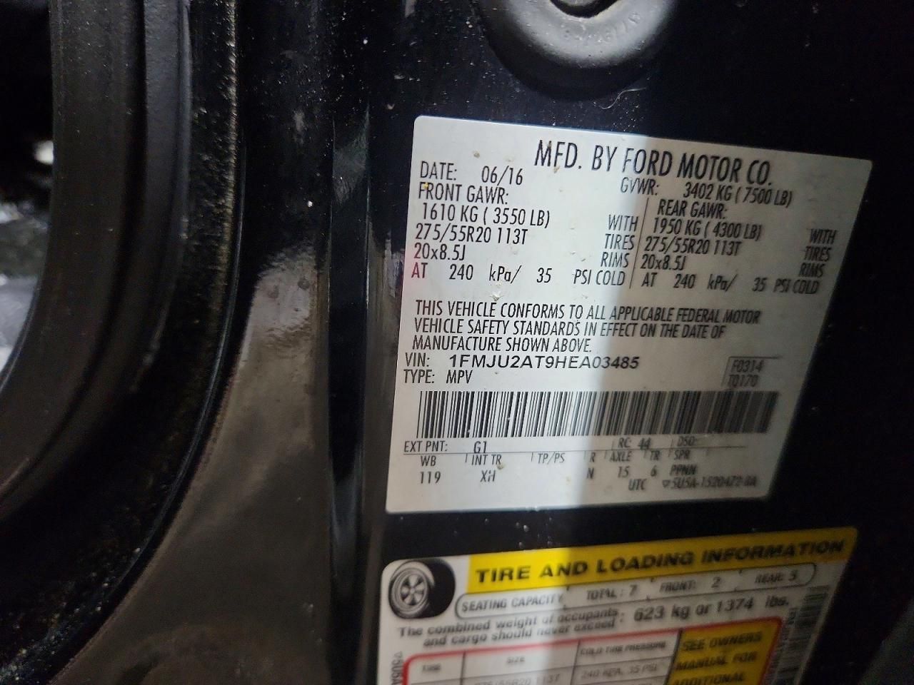 2017 Ford Expedition Limited