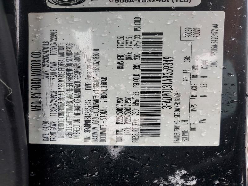 2010 Ford Fusion Hybrid